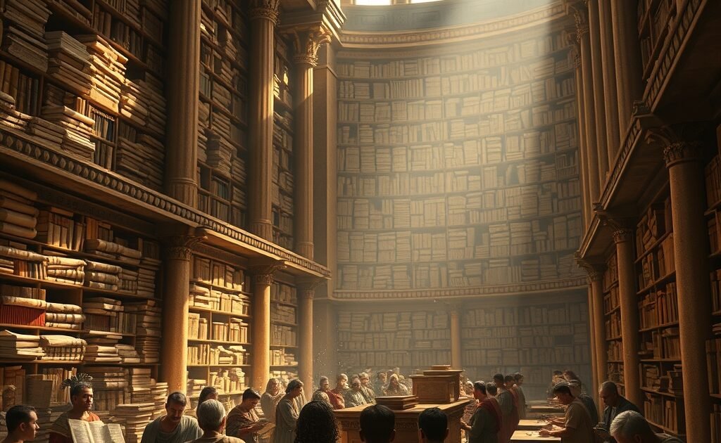 Aleksandrijos biblioteka: didžiausia senovės pasaulio tragedija